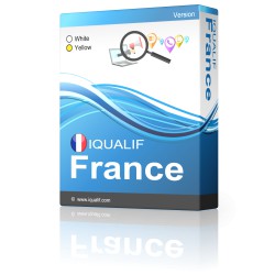 IQUALIF Franciaország fehér és sárga, vállalkozások és magánszemélyek